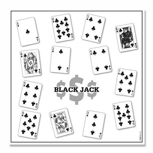 Bogen-Glücksscheibe BLACK-JACK