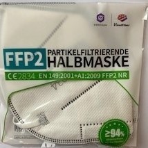 FFP2 Atemschutzmaske (2er Packung)